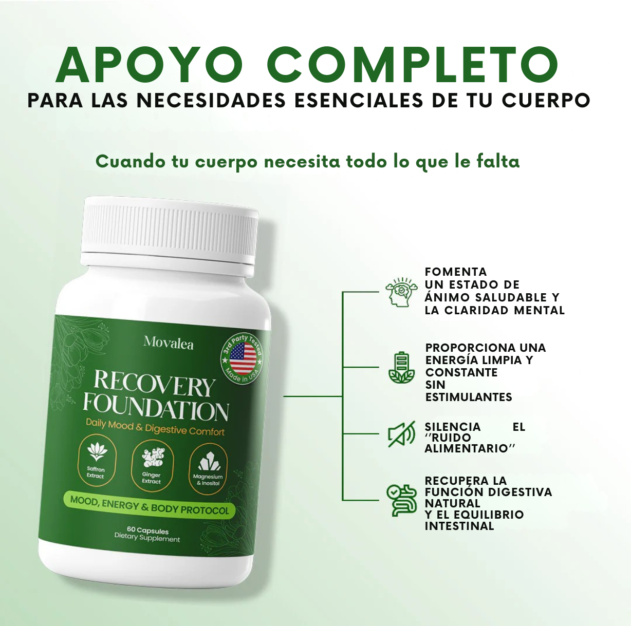 Movalea Recovery Foundation Capsulas