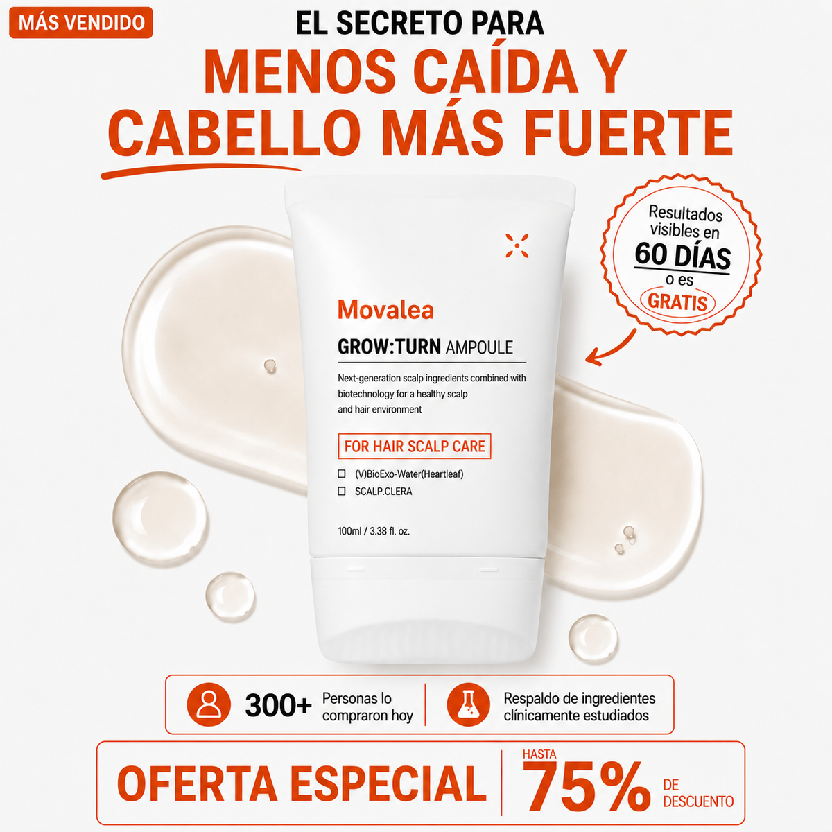 El sérum para el crecimiento del cabello #1 de Corea.