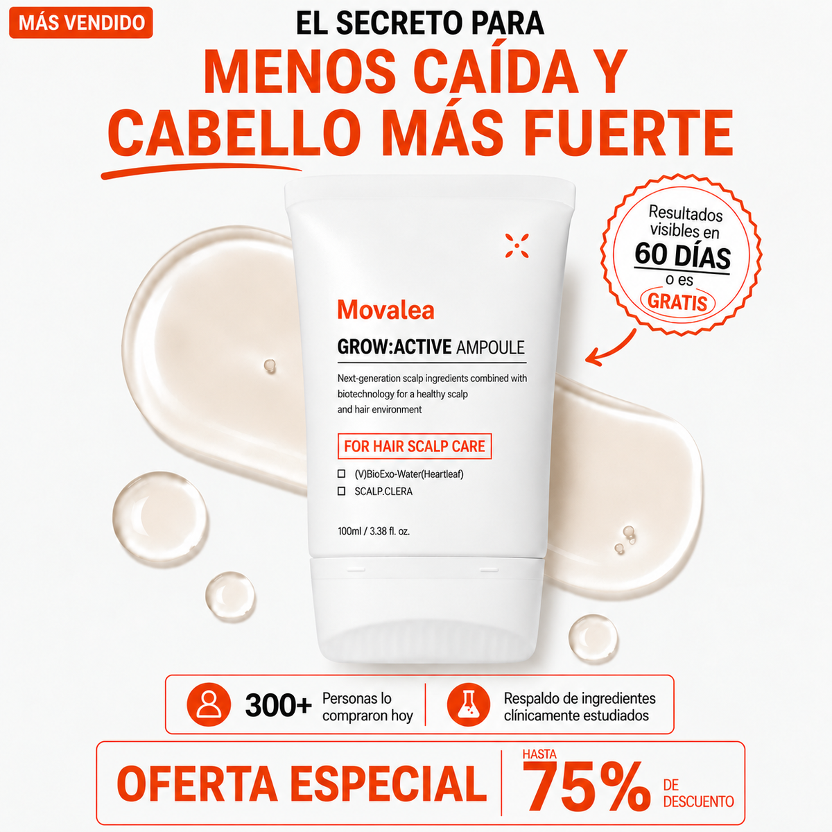 El sérum para el crecimiento del cabello #1 de Corea.